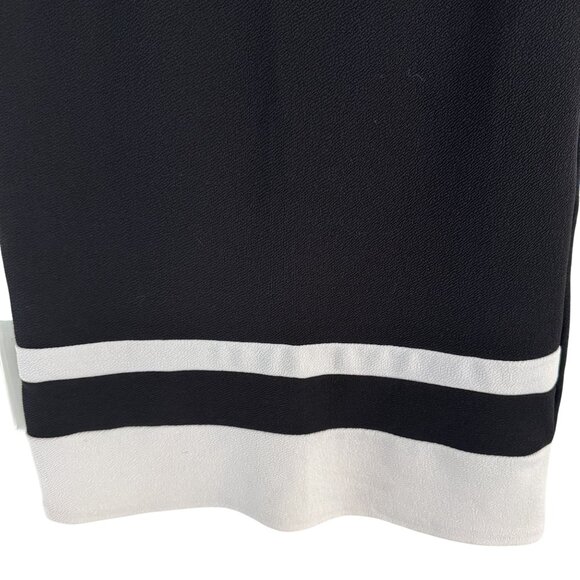 Daisy Street ASOS Womens Black/White Sleeveless Pencil Mini Shirt Dress Size 12 - Picture 3 of 7